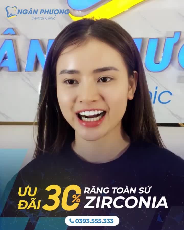 ƯU ĐÃI VỘI CHỚP CƠ HỘI LÀM RĂNG TOÀN SỨ ZIRCONIA CHỈ CÓ 30 SUẤT