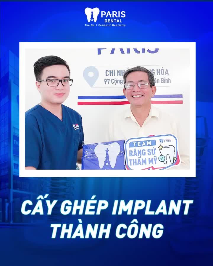 Tại sao nên cấy ghép implant tại nha khoa Paris?