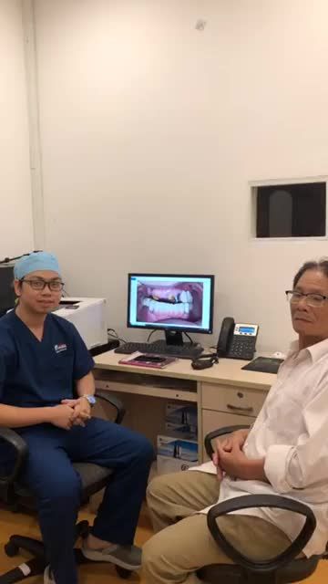 KHÁCH HÀNG TÁI KHÁM SAU 3 TUẦN CẤY GHÉP IMPLANT ON 4 CẢ HAI HÀM