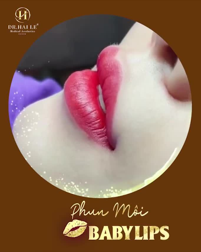 Môi sau khi phun đẹp mê mẩn, đẹp đến "lụi tim"