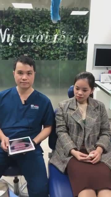 KHÁCH HÀNG BỌC CHỤP 06 RĂNG SỨ BIO PARIS TẠI NHA KHOA PARIS 12, THÁI THỊNH, HÀ NỘI