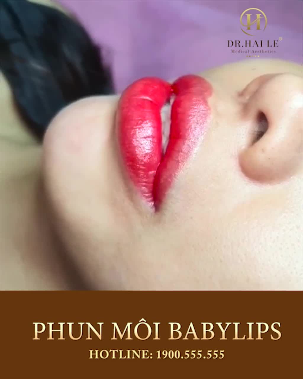 Phun môi baby lips đỉnh thực sự luôn, vừa tiết kiệm thời gian thực hiện, vừa đạt chuẩn yêu cầu của khách mỏng, mịn, đậm, đều