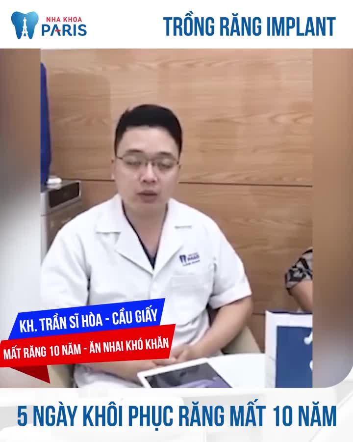 5 Ngày Khôi Phục Răng Mất 10 Năm