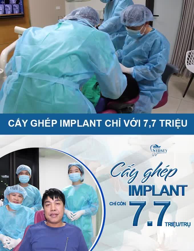 CẤY GHÉP IMPLANT CÓ AN TOÀN