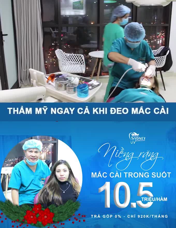 NIỀNG RĂNG MẮC CÀI TRONG SUỐT THẨM MĨ