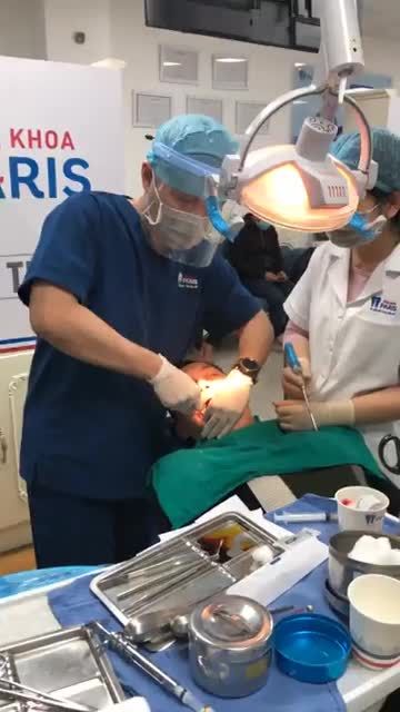 NHỔ RĂNG SỐ 48 MỌC LỆCH 90 ĐỘ TẠI NHA KHOA PARIS 12 THÁI THỊNH, HÀ NỘI