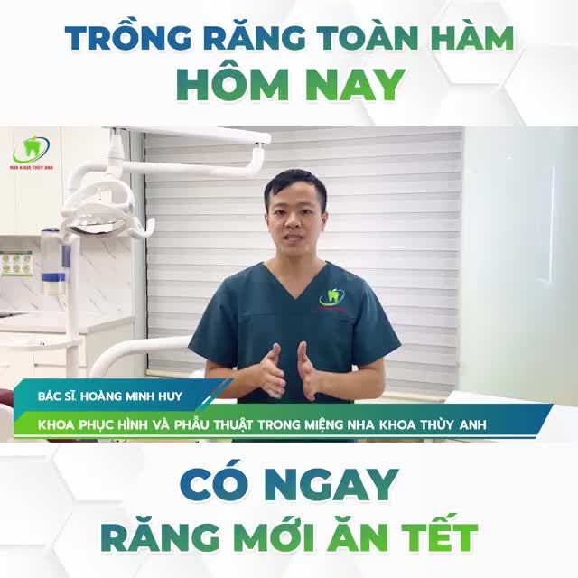 TRỒNG CỐ ĐỊNH CẢ HÀM RĂNG CHỈ VỚI 40TR