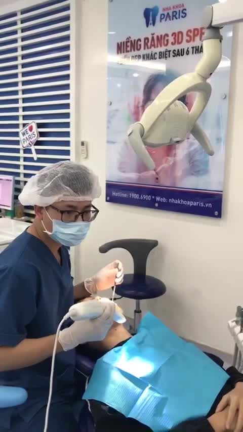 QUÁ TRÌNH SCAN 3D THẤY TRƯỚC NỤ CƯỜI TƯƠNG LAI TẠI NHA KHOA PARIS CHI NHÁNH 3/2