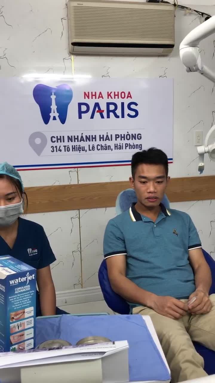 Phỏng vấn cảm nhận khách hàng Lại Tuấn Anh sau khi gắn mắc cài tự buộc tại nha khoa Paris Hải Phòng