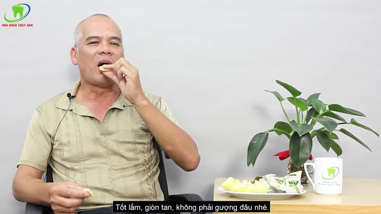 TRẢI NGHIỆM THỰC TẾ ĂN NHAI NGAY SAU KHI LẮP HÀM TẠM ALL ON 4