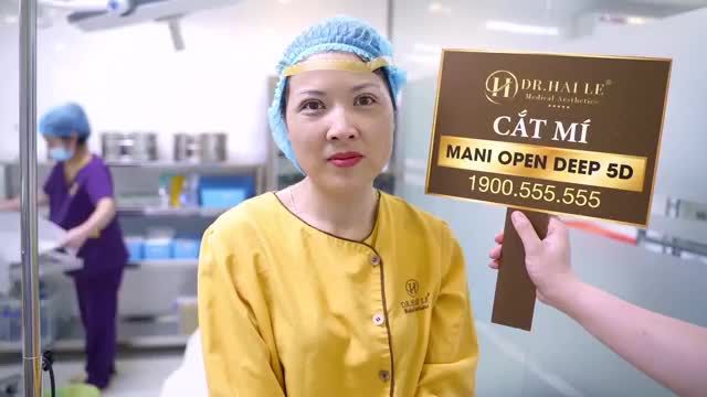 30 phút bác sĩ đã "hô biến" giúp vị khách hàng trẻ sang rạng rỡ đến 10 tuổi chỉ nhờ pp Cắt mí Mời quý khách hàng đón xem