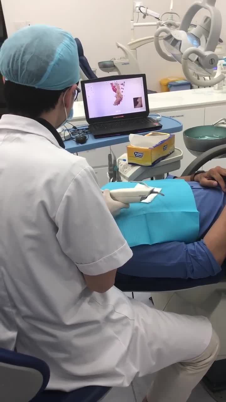 SCAN CHỈNH NHA KHAY TRONG INVISALIGN