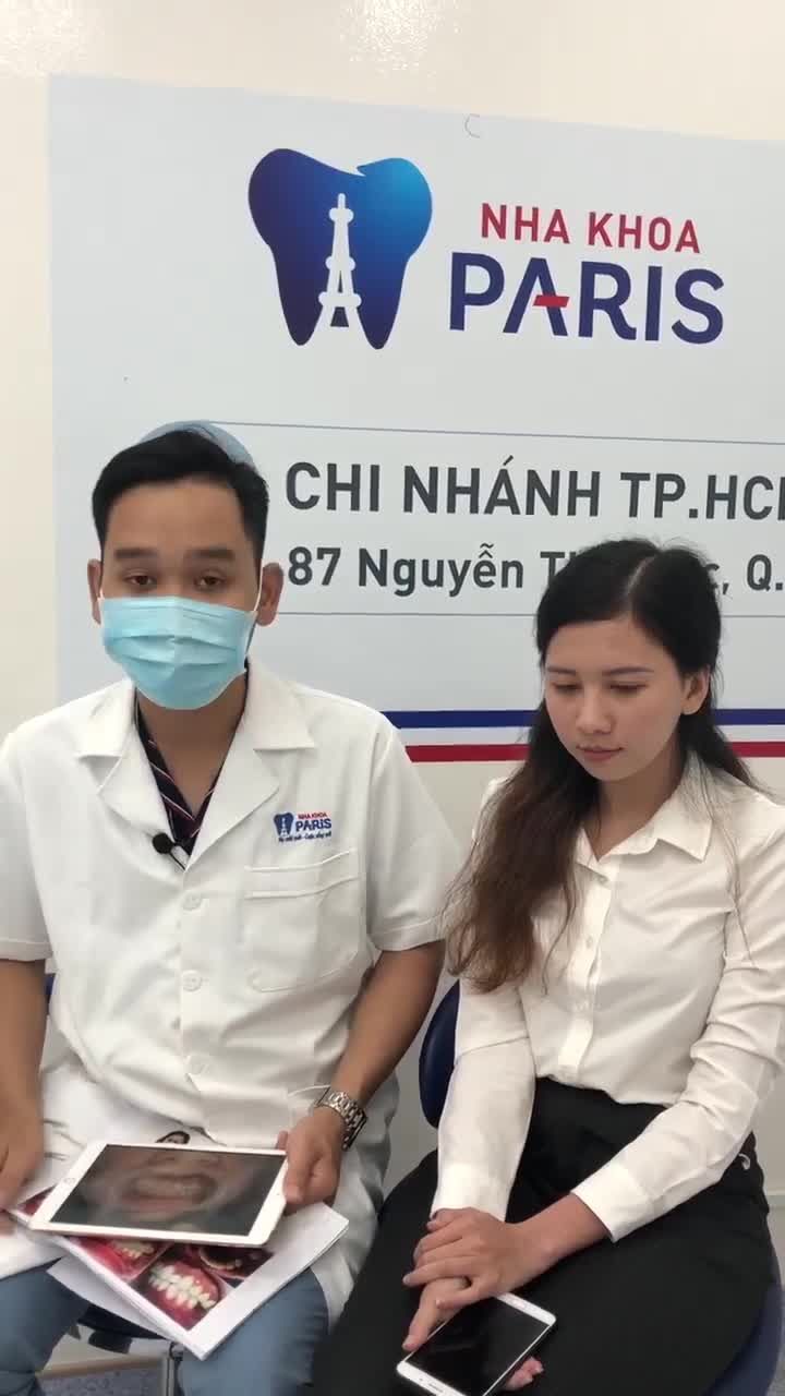 CẢM NHẬN KH THÁO NIỀNG SAU HƠN 4 THÁNG CHỈNH NHA TẠI PARIS 87 NGUYỄN THÁI HỌC, HCM