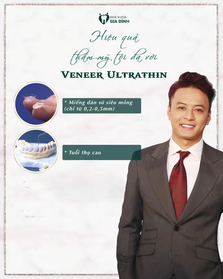 DÁN SỨ VENEER ULTRATHIN CHO HIỆU QUẢ THẨM MỸ TỐI ĐA