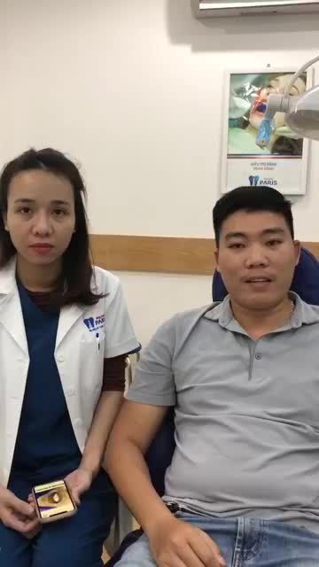 BỌC 4 RĂNG SỨ VENUS CHO KHÁCH HÀNG TẠI NHA KHOA PARIS ĐÀ NẴNG
