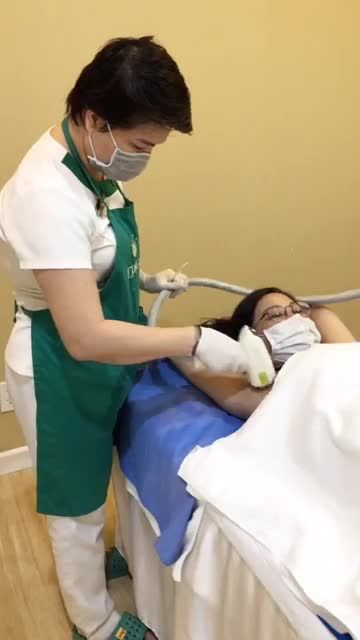Quá trình triệt lông nách bằng công nghệ DioDE laser tại bệnh viện thẫm Mỹ Đông Á