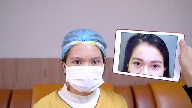 Đột nhập phòng hậu phẫu quy cận cảnh ca Cắt mí đẹp cuất sắc ngay sau khi thực hiện