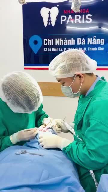 Cận Cảnh Cấy Ghép 4 Trụ Implant Hàn Quốc Tại Nha Khoa Paris Đà Nẵng