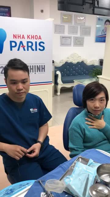 KHÁCH HÀNG BỌC CHỤP 18 RĂNG SỨ 4S TẠI NHA KHOA PARIS 12, THÁI THỊNH, HN