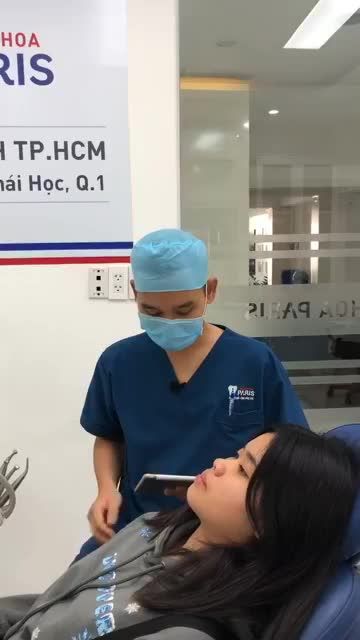 GẮN NIỀNG RĂNG MẮC CÀI KIM LOẠI THƯỜNG TẠI NHA KHOA PARIS 87 NGUYỄN THÁI HỌC, TP HCM