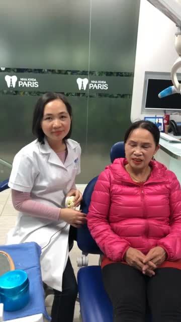 Khách hàng Nguyễn Thị Nga bọc chụp 8 răng emax tại nha khoa Paris 12 Thái Thịnh