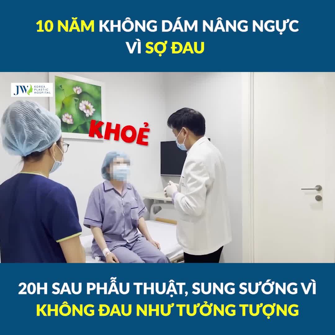 Bác sĩ Tú Dung ÂN CẦN QUAN TÂM, chị khách hàng RỐI RÍT khoe NÂNG NGỰC KHÔNG ĐAU