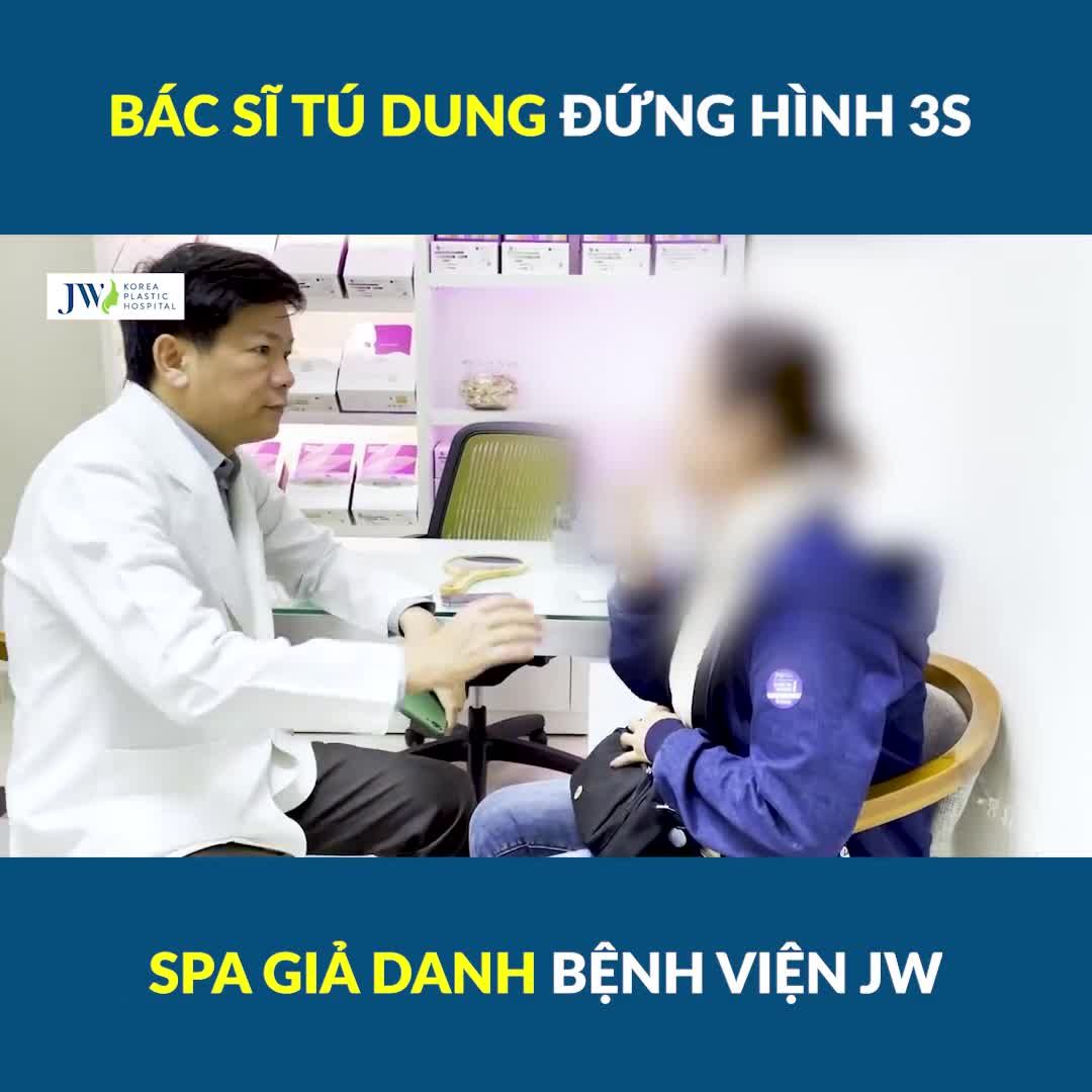 Bác sĩ Tú Dung CẠN LỜI trước spa giả danh Bệnh viện JW cắt mí cho khách XẤU ĐAU XẤU ĐỚN