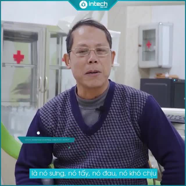 Trồng răng ngay thời điểm cận Tết đã giúp chú Đào Mỹ Hải khắc phục hoàn toàn tình trạng răng đau, viêm nhiễm đã theo chú bấy lâu.