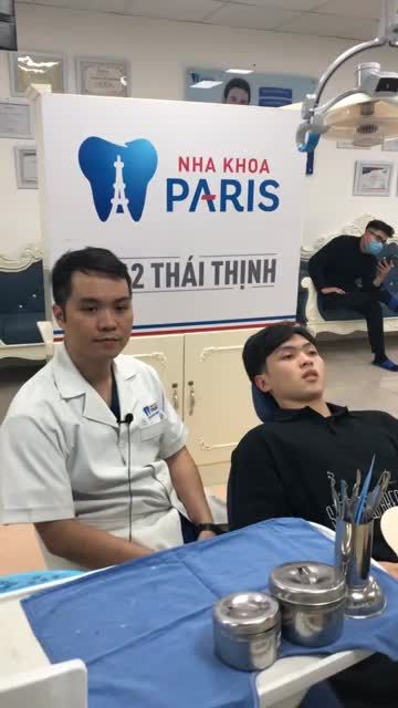 LẮP RĂNG SỨ CHO KHÁCH HÀNG TẠI NHA KHOA PARIS 12 THÁI THỊNH, HN
