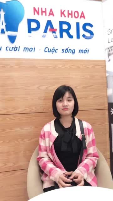 CẢM NHẬN KHÁCH HÀNG GẮN NIỀNG RĂNG MẮC CÀI KIM LOẠI TẠI NHA KHOA PARIS 39, QUANG TRUNG, HN.