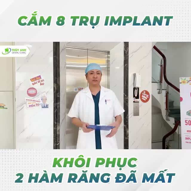 TRỒNG CỐ ĐỊNH CẢ HÀM RĂNG CHỈ VỚI 40TR