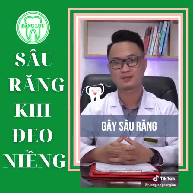 Bị sâu răng khi đang đeo niềng, phải làm sao