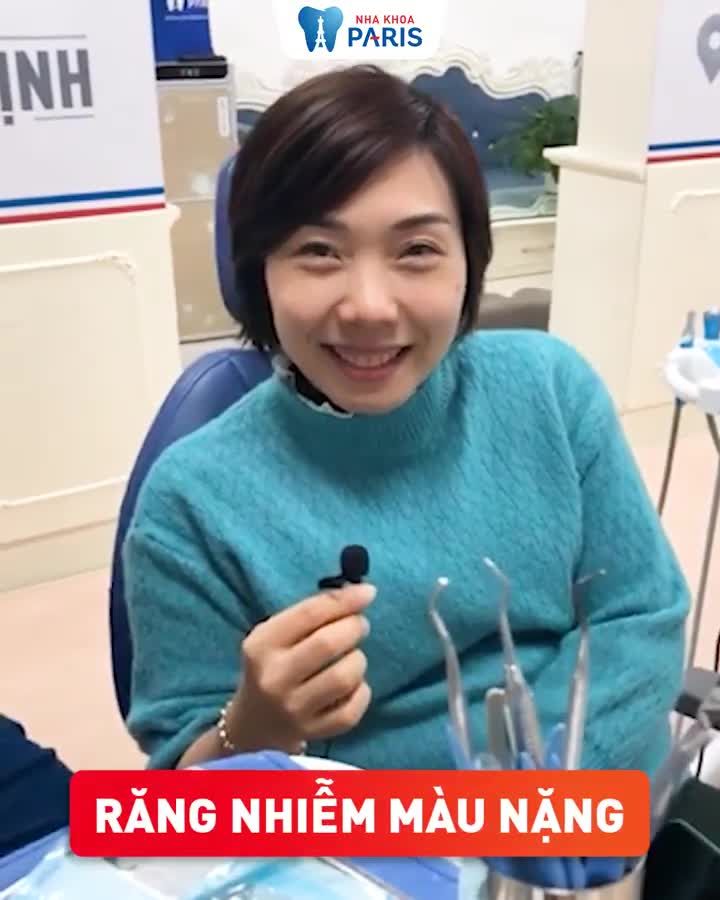 BỌC RĂNG SỨ TẠM BIỆT GIĂNG NHIỄM MÀU