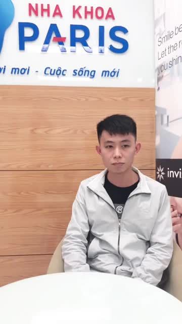 CẢM NHẬN CỦA KHÁCH HÀNG SAU KHI GẮN MẮC CÀI TẠI NHA KHOA PARIS 39 QUANG TRUNG, HN