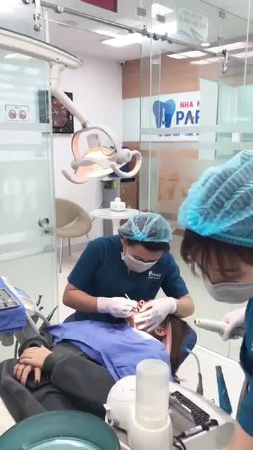 GẮN MẮC CÀI TẠI NHA KHOA PARIS QUANG TRUNG