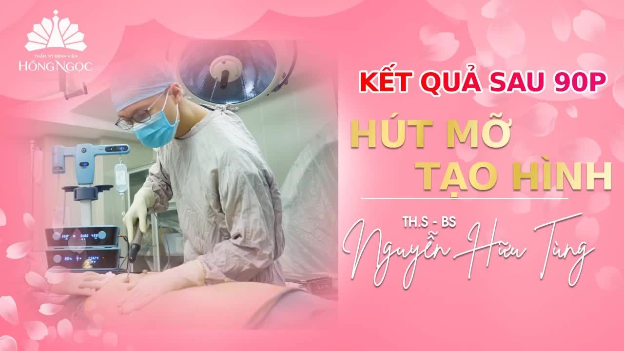 KẾT QUẢ SAU 90P HÚT MỠ TẠO HÌNH THÀNH BỤNG