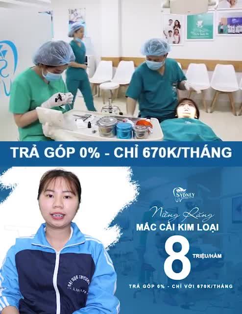 KHẮC PHỤC RĂNG KHẤP KHỂNH VỚI MẮC CÀI KIM LOẠI