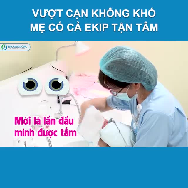 Mẹ vượt cạn không khó khi có cả ekip tận tâm