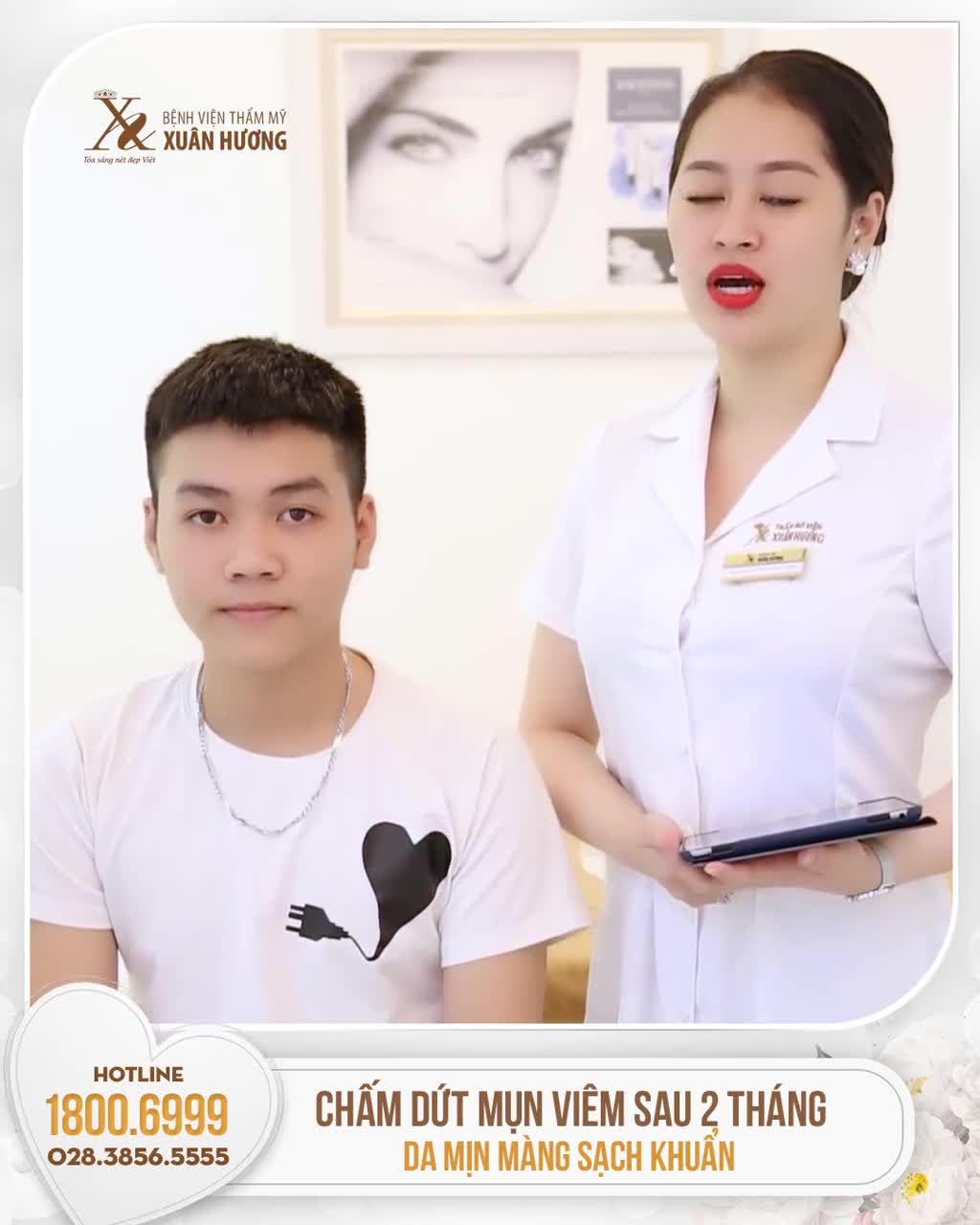 MỤN VIÊM NỔI ĐỎ KHẮP MẶT TƯỞNG CHỪNG KHÔNG THỂ CỨU CHỮA