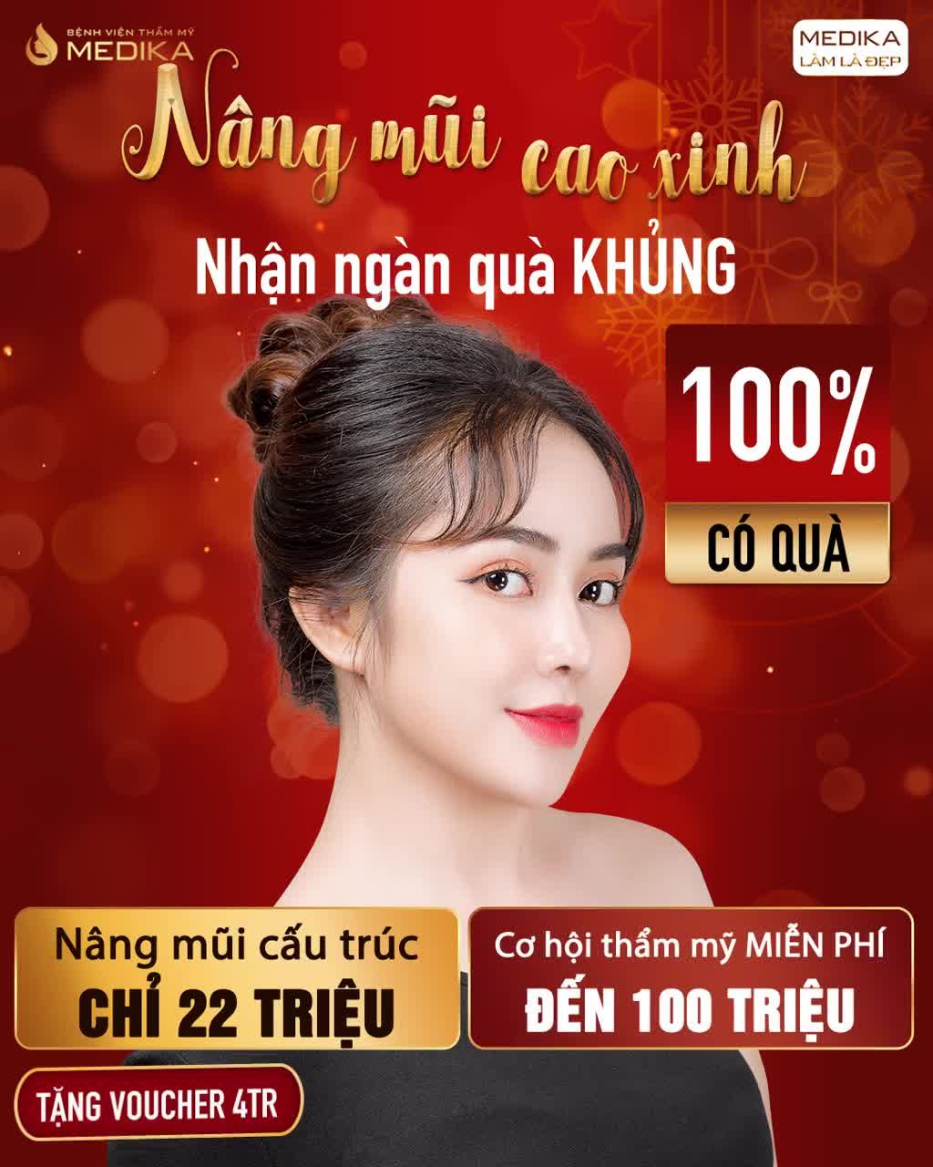 Nâng mũi cấu trúc CHỈ 22TR NHẬN NGAY MŨI ĐẸP CHUẨN TỈ LỆ VỚI ƯU ĐÃI SIÊU HẤP DẪN