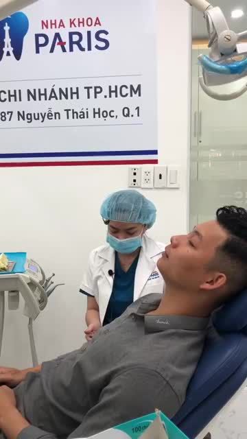 TẨY TRẮNG RĂNG CHO KHÁCH HÀNG TẠI NHA KHOA PARIS NGUYỄN THÁI HỌC