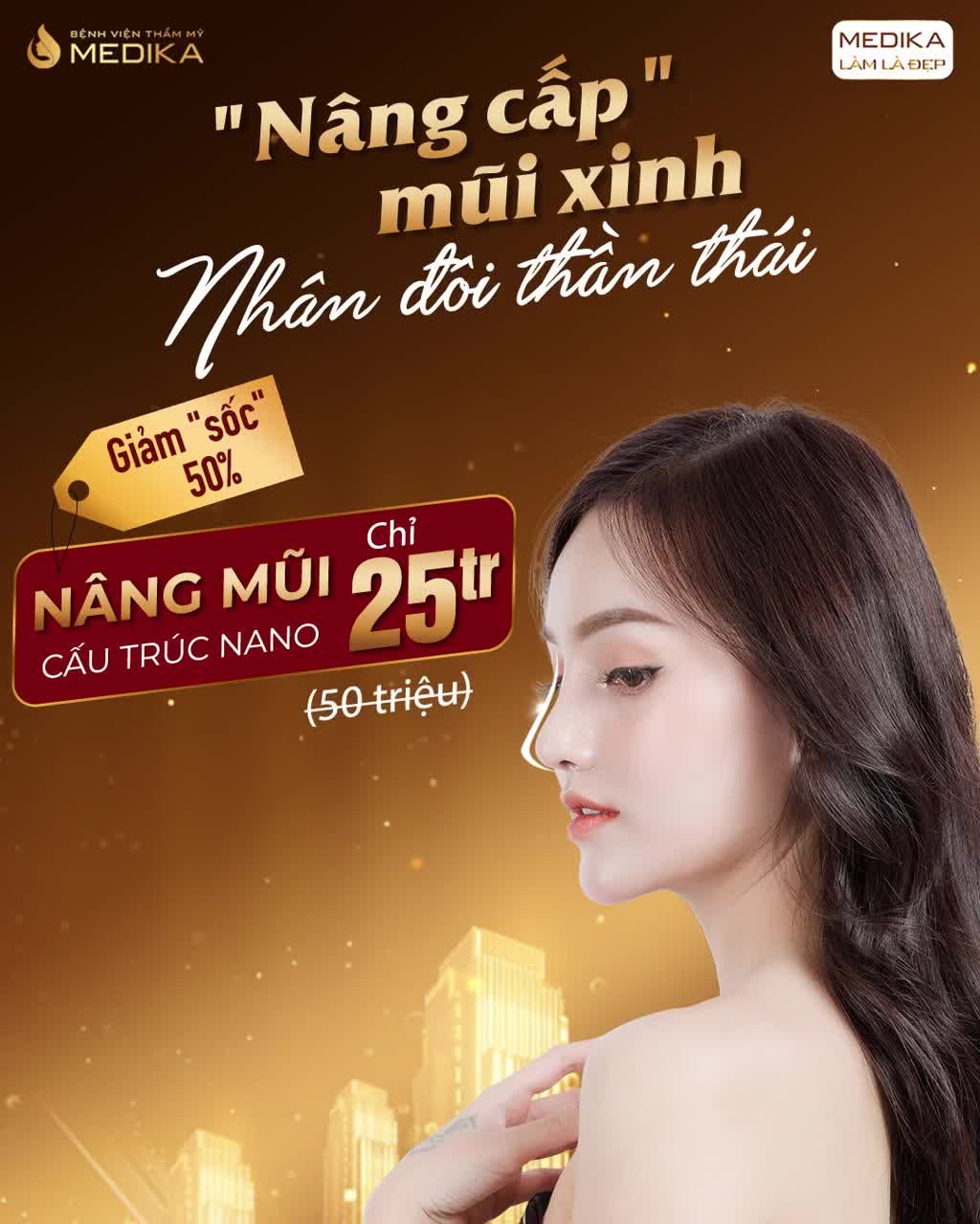 THÊM MỘT DÁNG MŨI XINH NHỜ NÂNG MŨI CẤU TRÚC NANO