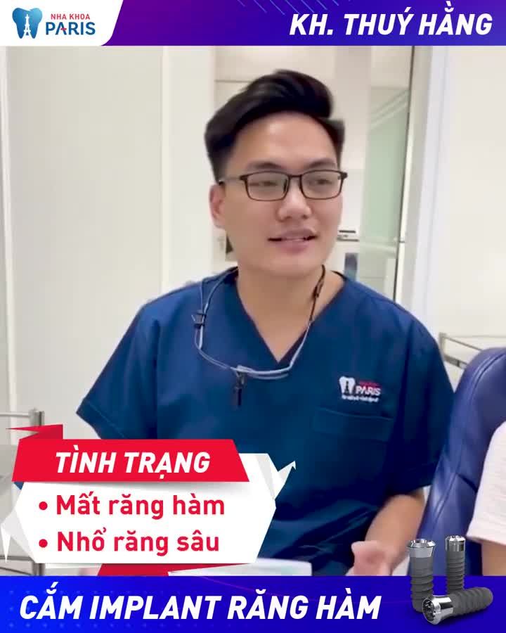 Trồng răng sau 5 ngày - Ăn nhai tốt trọn đời
