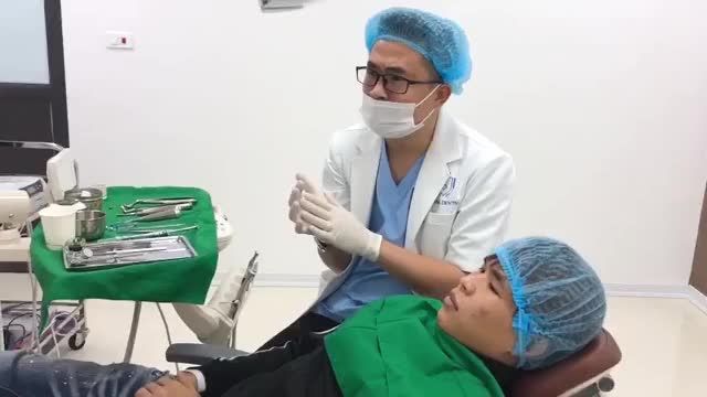 CẬN CẢNH CA NHỔ RĂNG SỐ 8 ĐẦU NGÀY TẠI SHINBI CƠ SỞ BẮC NINH