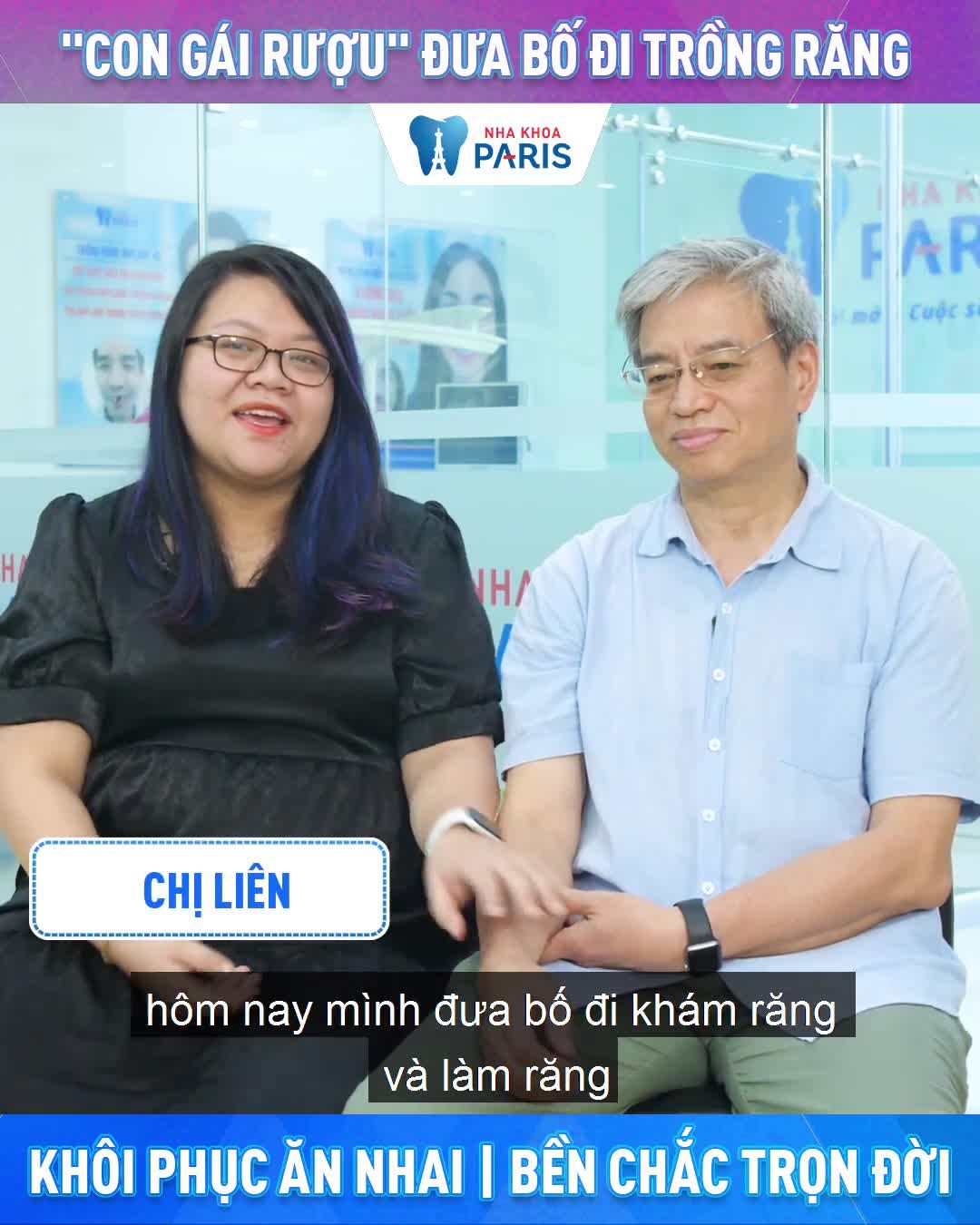 "Con gái là bình rượu mơ của bố" Bố mất răng, con gái đưa đi trồng