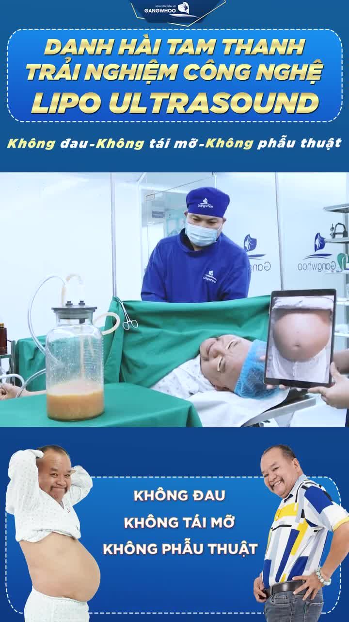 DANH HÀI TAM THANH TRẢI NGHIỆM CÔNG NGHỆ LIPO ULTRASOUND