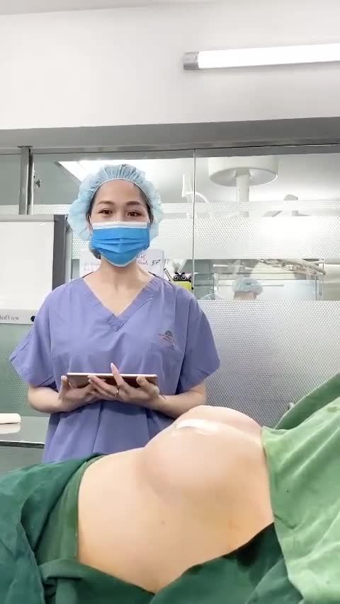 Kết quả sau 45phut Phẫu thuật nâng V1