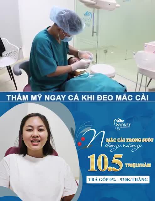 KHẮC PHỤC TÌNH TRẠNG RĂNG SAI LỆCH CÙNG MẮC CÀI TRONG SUỐT