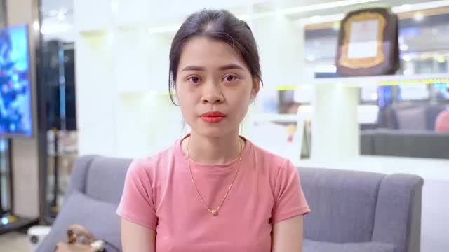 Khách hàng cùng chiêm ngưỡng combo Má lúm đồng tiền 1 năm + Mí dưới 7 ngày