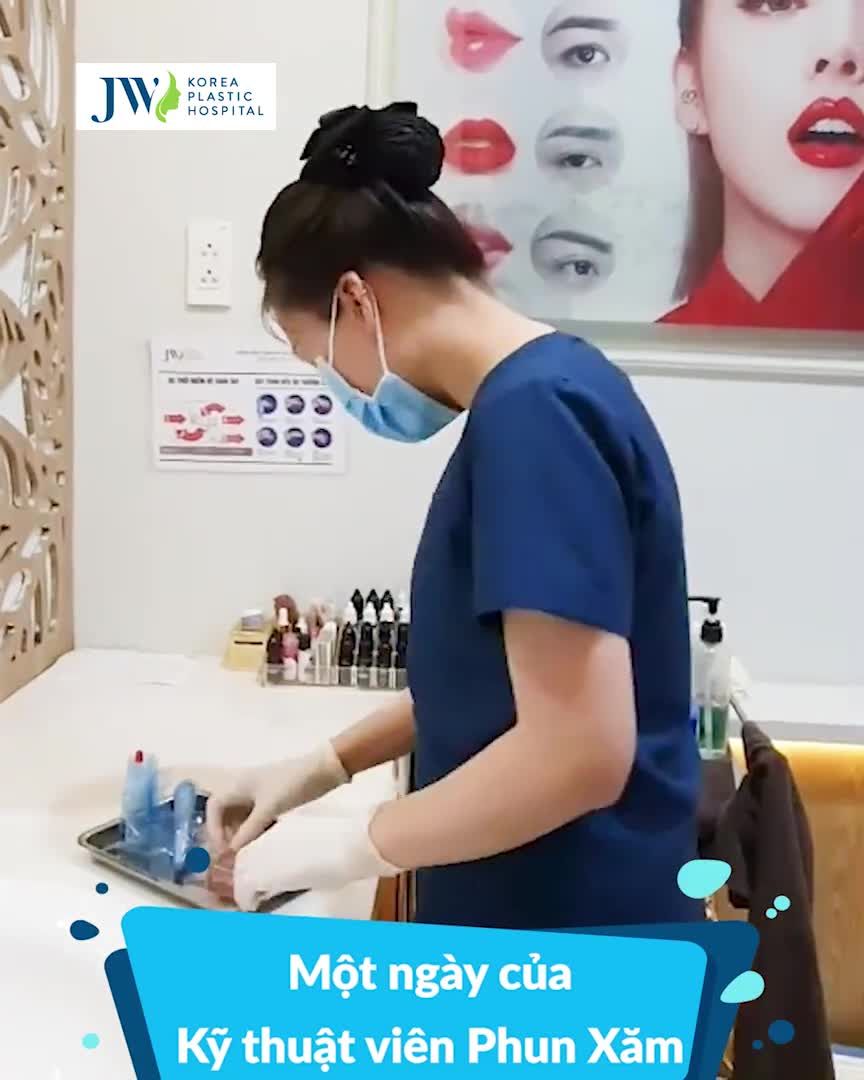 KỸ THUẬT VIÊN ĐÃ CHUẨN BỊ NHỮNG GÌ CHO MỘT LẦN THỰC HIỆN PHUN XĂM THẨM MỸ?